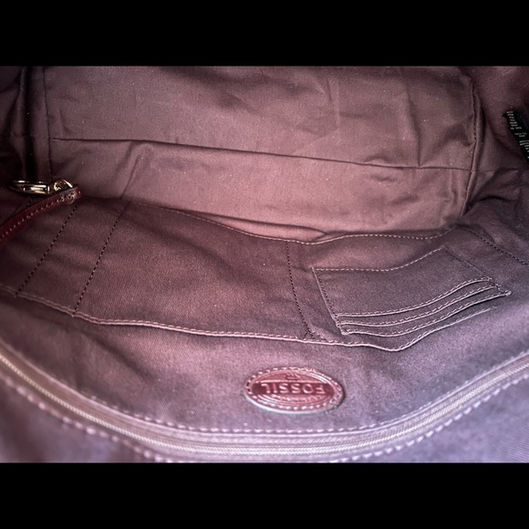 Fossil Sydney Tote in Rum Color - Picture 10 of 13